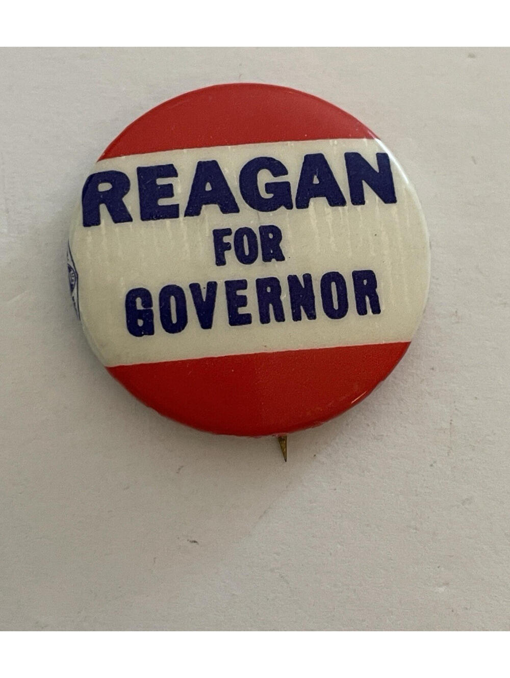 Reagan For Governor Button Pin